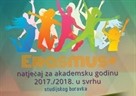 Erasmus+ Natječaj za studentsku mobilnost 